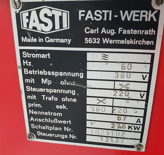 Gebraucht Motorische Rundbiegemaschine Fasti 109-30-10