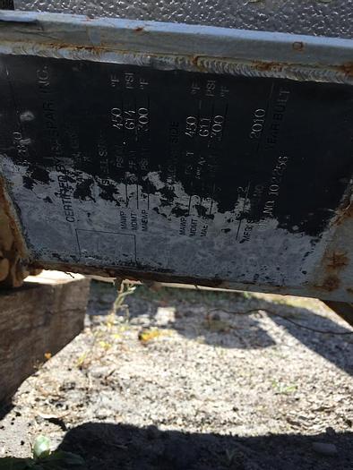 Used Unused Gaspar Inc. approximately 693 square foot Shell and Tube Heat Exchanger