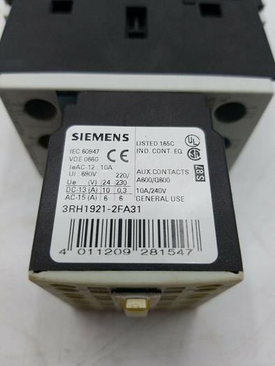 Used Siemens IEC/EN 60 947-4-1, IEC 60947