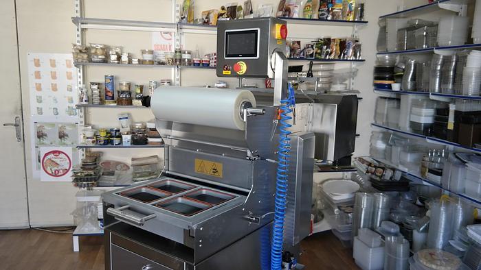 Apack Model MAP 25 Tray Sealing and MAP Packaging Machine