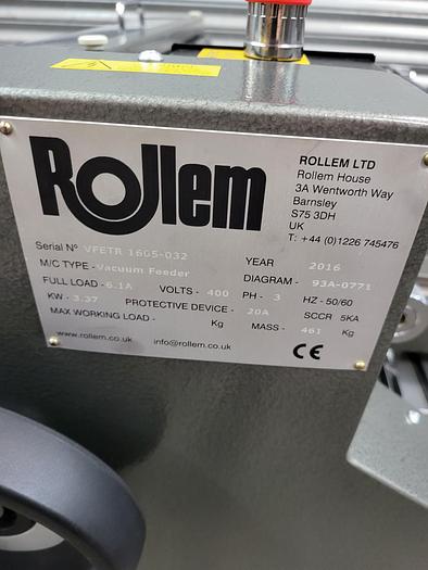 Used Rollem Advantage with Suction Turbo Feeder. Slitting, Scoring & Perforating System