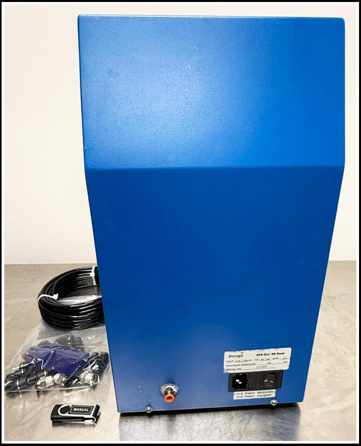 Used Biotage Spe-Dry Dual 96 Microplate Evaporator Concentrator w WARRANTY