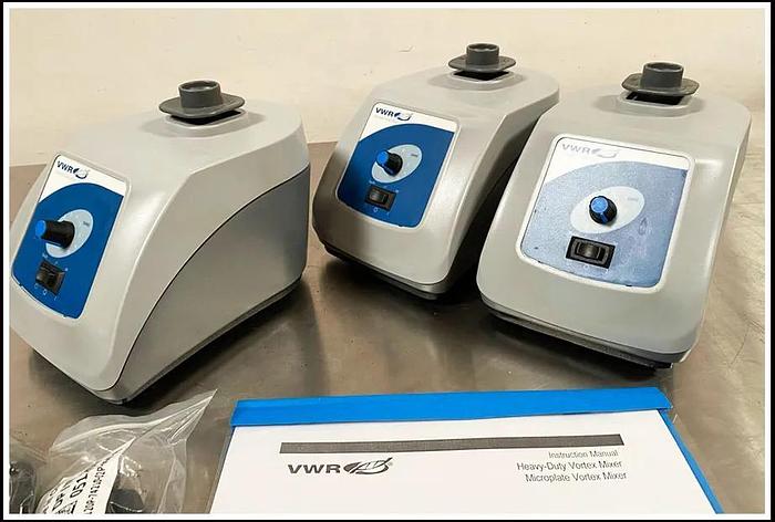 Used * VWR Vortexer Heavy Duty (Three Units) w WARRANTY