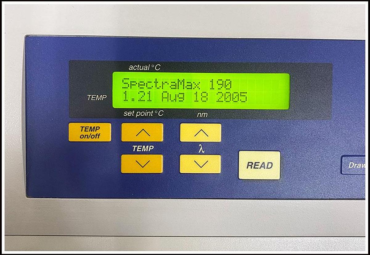 Used Molecular Devices SpectraMax 190 Microplate Reader w WARRANTY