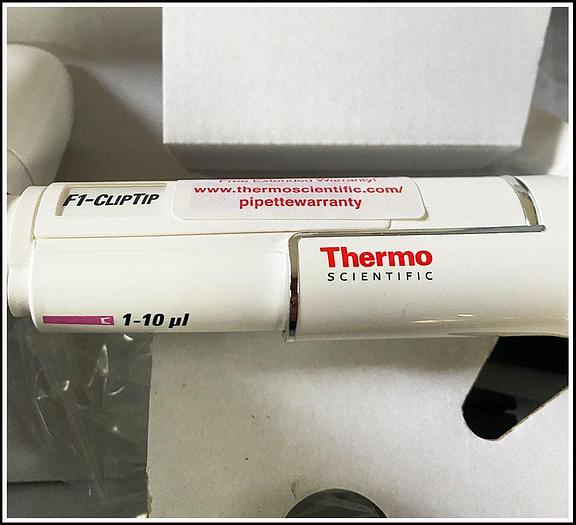 NEW Thermo 4661150 F1-ClipTip 1-10uL 12Ch Multichannel Pipette w WARRANTY