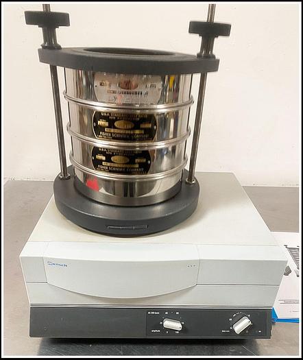 Used Retsch AS200 Basic Analog Sieve Shaker w 3 Sieves w WARRANTY