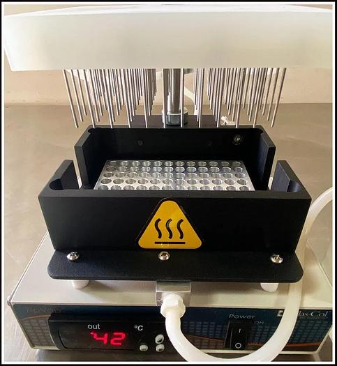 Used Microplate Evaporator ZipVap 96 Glas-Col # 109A 11-80965 w WARRANTY