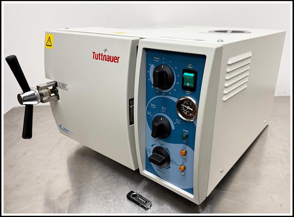 Used Tuttnauer ValueKlave Tabletop Autoclave w WARRANTY