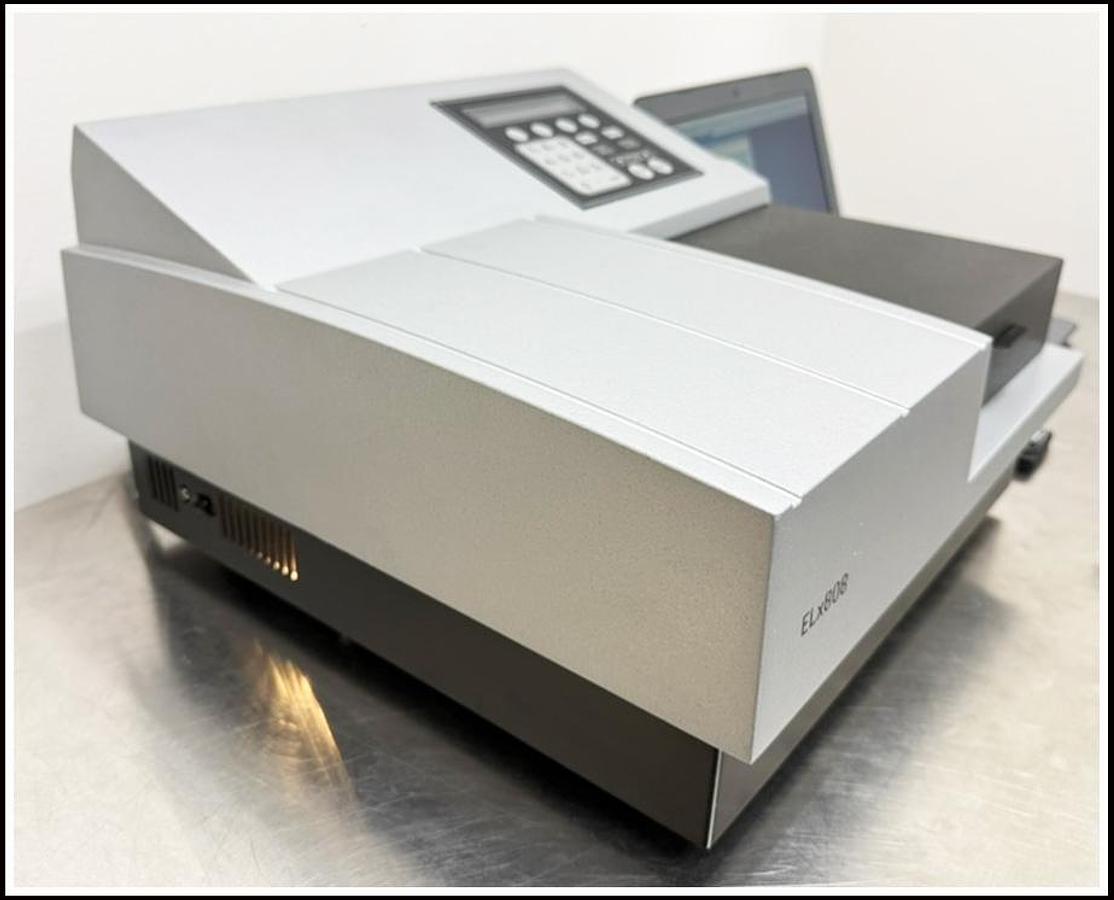 Used Bio-Tek ELx808 IU Microplate Reader w Incubator & Gen5 Software COMPLETE W WARRANTY