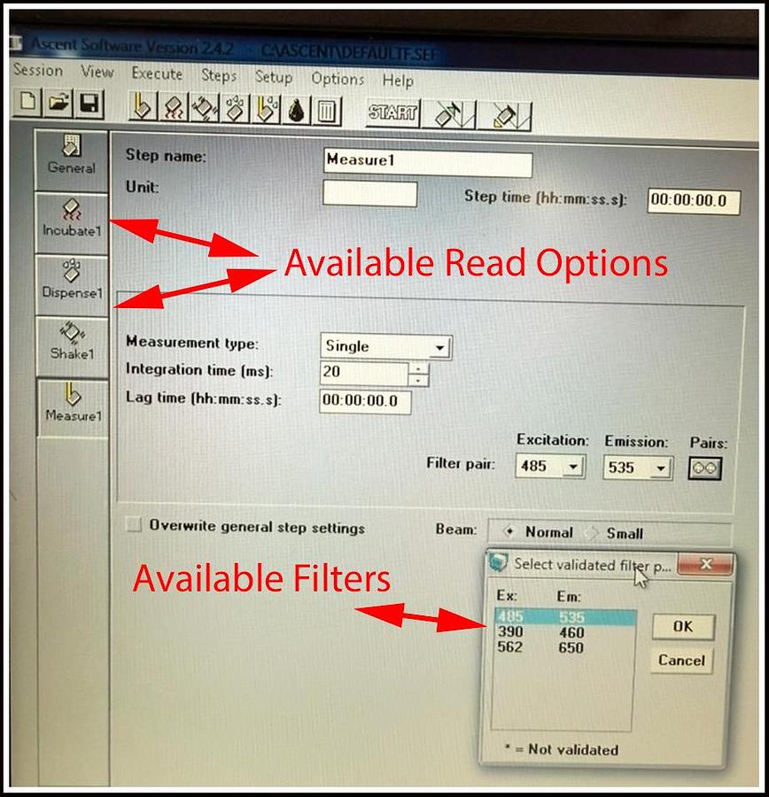 Used Thermo Fluoroskan Ascent Fluorescence Microplate Reader w WARRANTY