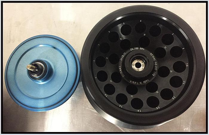 Used Beckman JA-25.15 Fixed Angle Rotor w WARRANTY