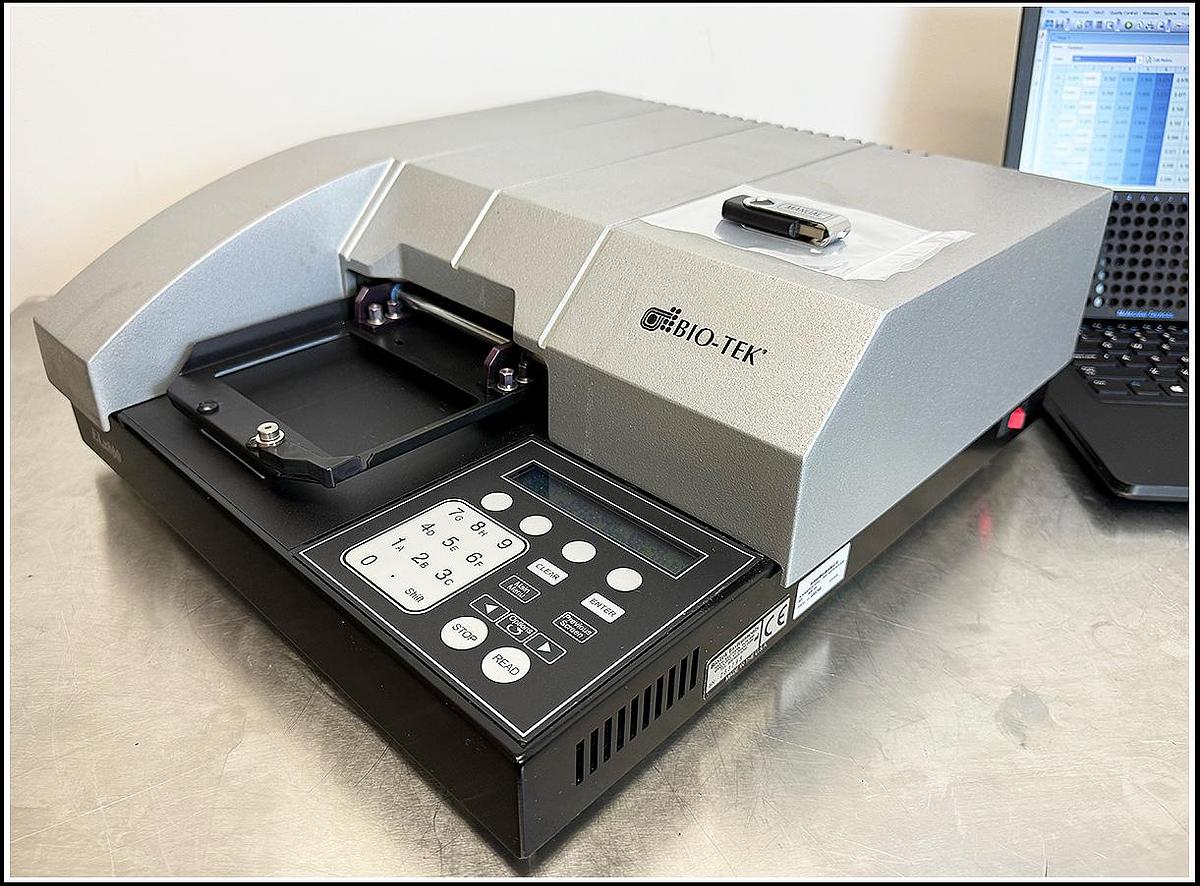 Used Bio-Tek Elx800 Microplate Reader COMPLETE w WARRANTY