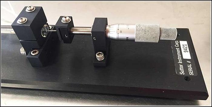 Used Sutter Manual Microinjector Syringe Driver w WARRANTY