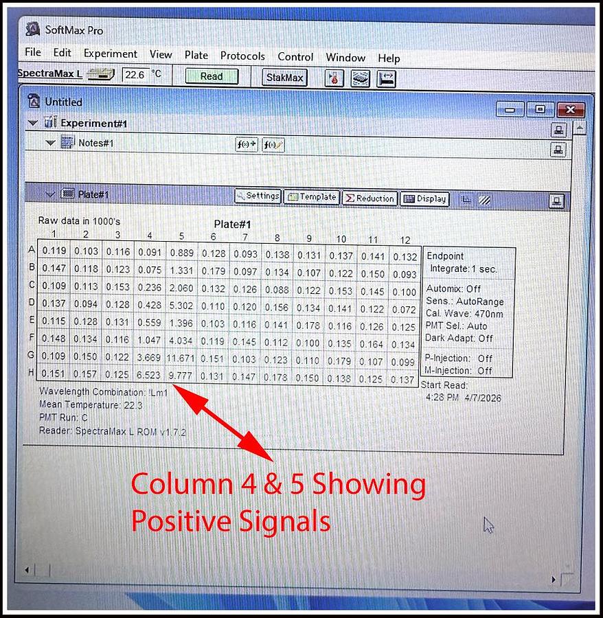 Used Spectramax L Microplate Luminometer Luminescence Reader w WARRANTY