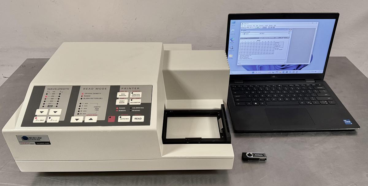 Used Molecular Devices ThermoMax Microplate Reader COMPLETE w WARRANTY