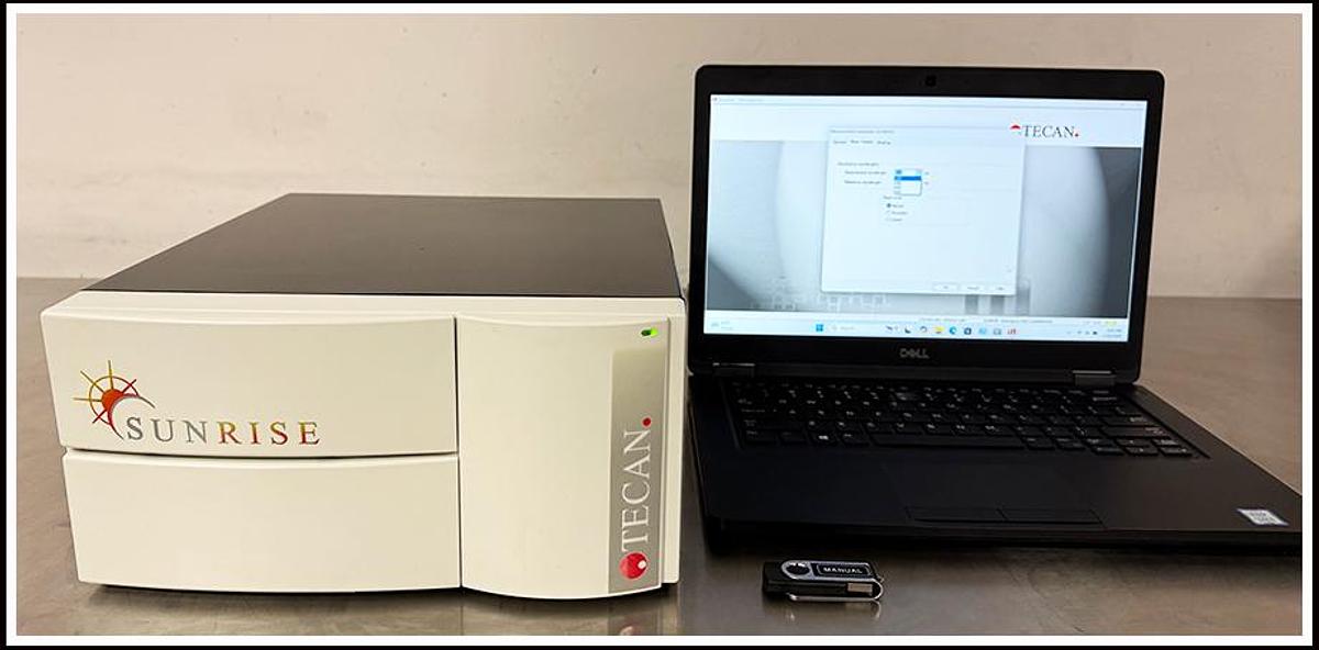 Used Tecan Sunrise Microplate Reader COMPLETE w WARRANTY