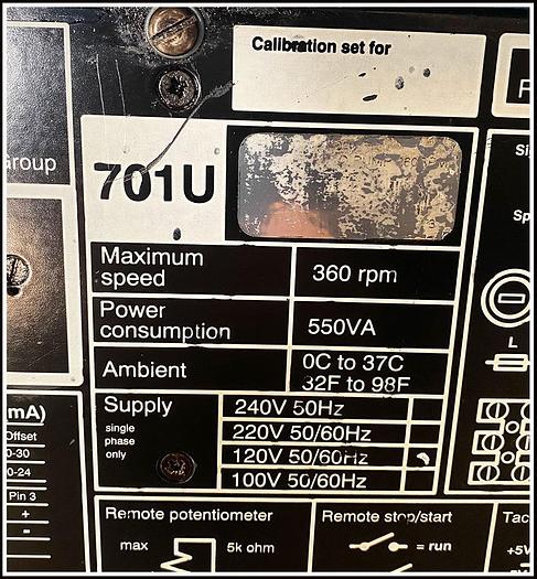 Used Watson Marlow Pump 701 701U w WARRANTY