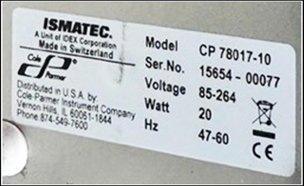 Used ISMATEC Reglo Digital 4 Cassette Dispensing Pump w WARRANTY