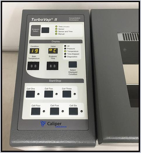 Used Biotage Caliper TurboVap II Evaporator Concentrator 6 x 200ml w WARRANTY