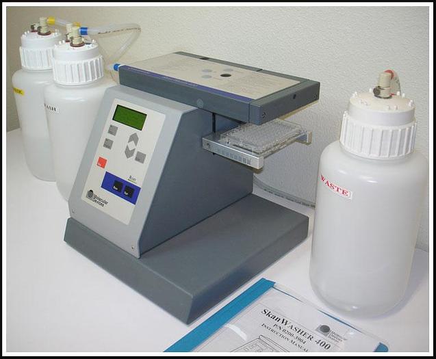 Used Microplate Washer Skanwasher 400 96 Well Head w WARRANTY