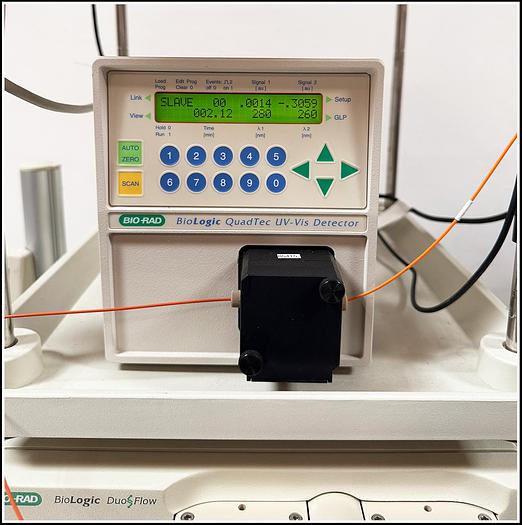 Used Bio-Rad BIOLOGIC DUOFLOW CHROMATOGRAPHY SYSTEM w WARRANTY