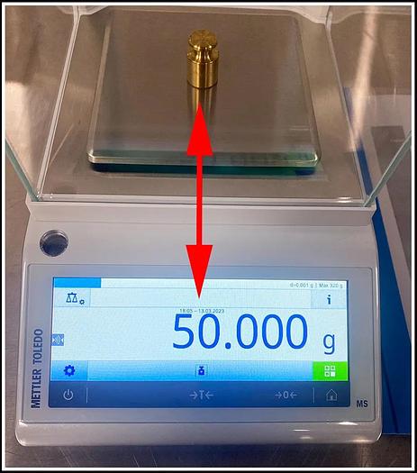 Used Mettler Toledo MS303TS Analytical Balance 320g w WARRANTY