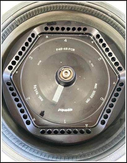 Used Eppendorf Centrifuge 5417R w F45-48-PCR Tube Rotor & WARRANTY