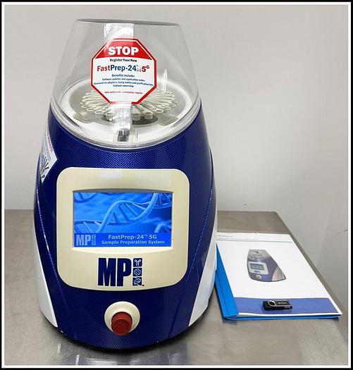 Used MP FastPrep 24 5G Bead Tissue Homogenizer W WARRANTY