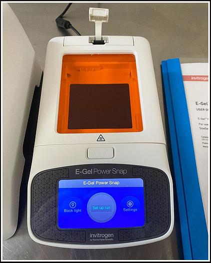 Used Invitrogen E-Gel Power Snap Electrophoresis System w Camera & WARRANTY
