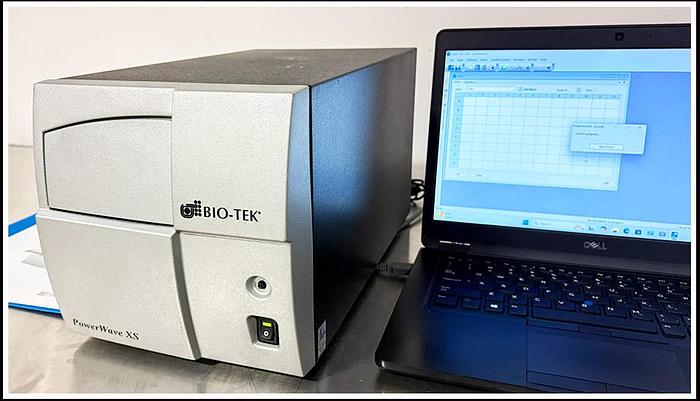 Bio-Tek PowerWave XS Microplate Reader Scanning Spectrophotometer w WARRANTY