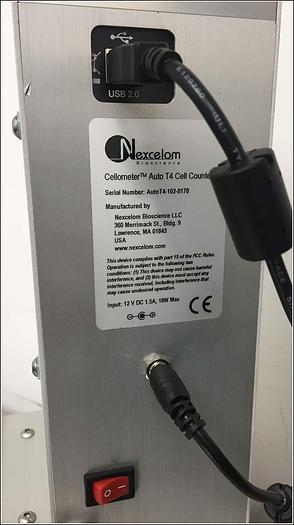 Used Nexcelom Auto T4 Cell Viability Counter w WARRANTY