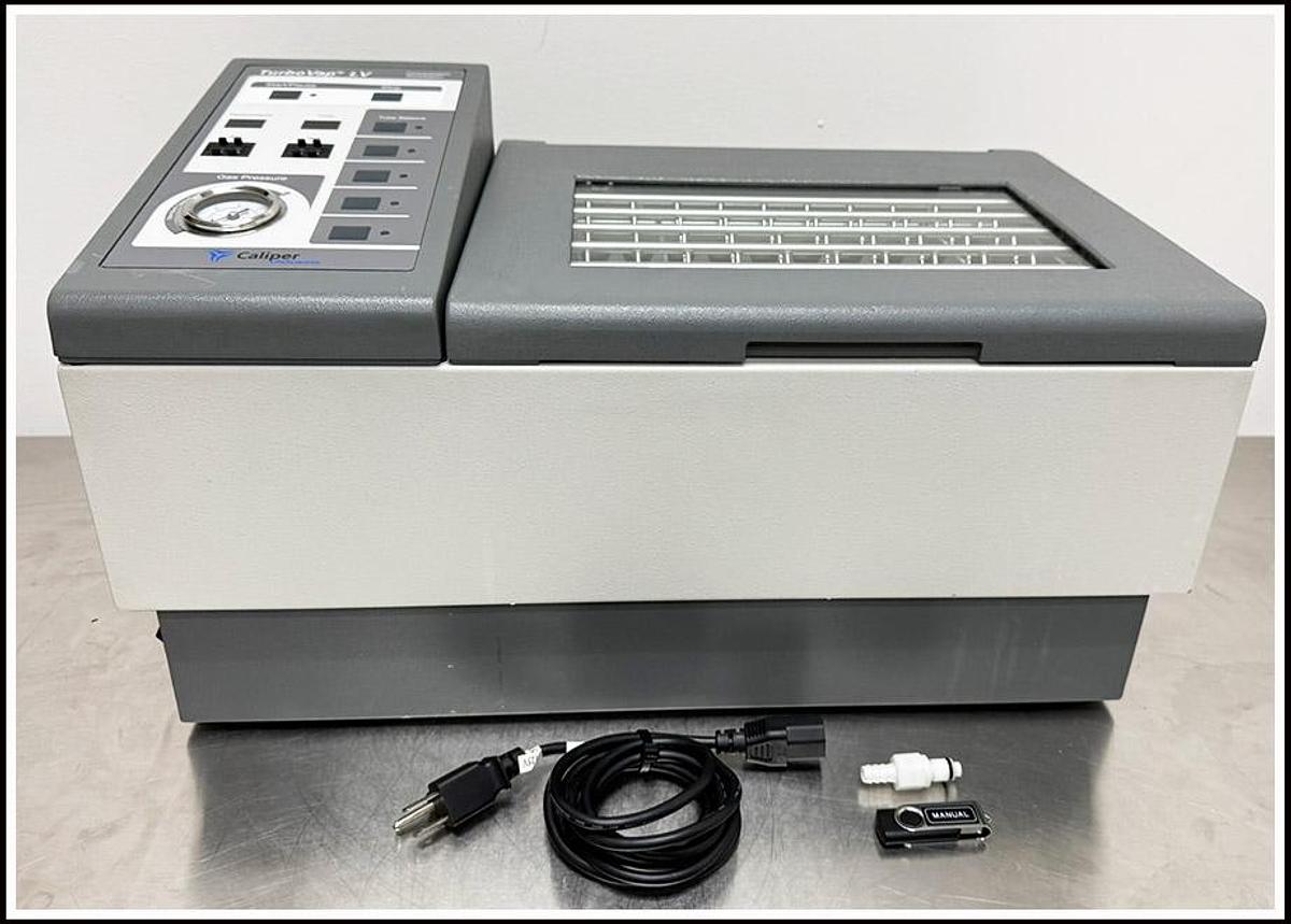 Used TurboVap LV Evaporator 13x100mm Tubes Caliper Biotage w WARRANTY