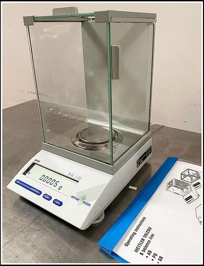 Used Mettler Toledo AB104 0.1mg Analytical Balance w WARRANTY