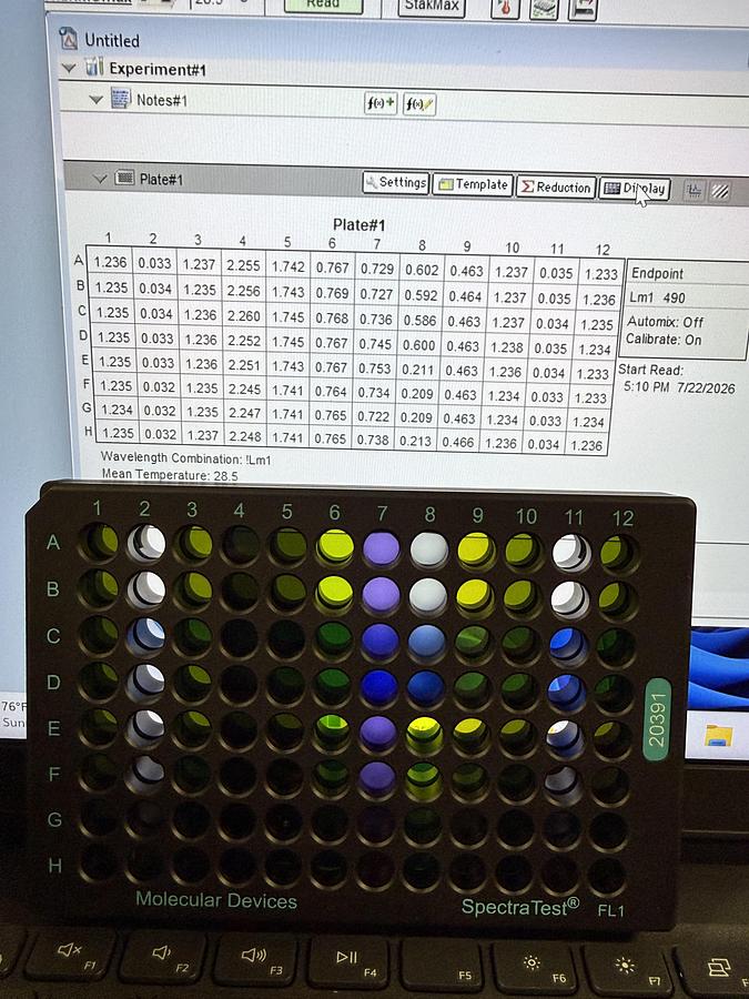 Used Molecular Devices ThermoMax Microplate Reader COMPLETE w WARRANTY