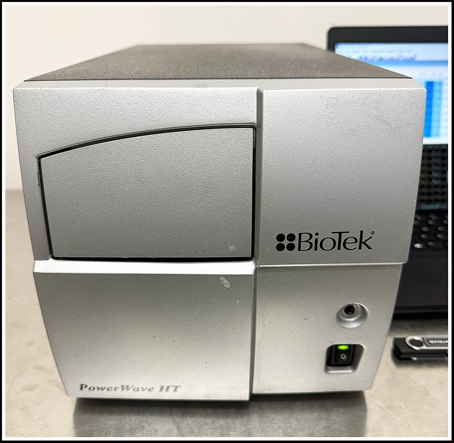 Used PowerWave HT Scanning Microplate Reader Spectrophotometer COMPLETE WARRANTY