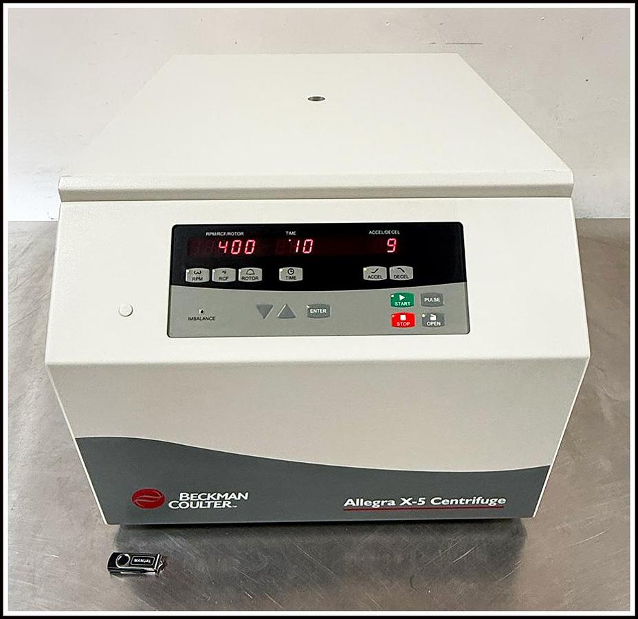 Used Beckman Coulter Allegra X-5 Centrifuge w WARRANTY