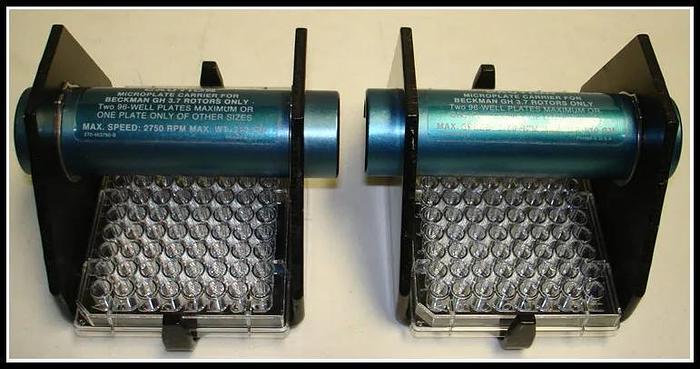 Used Beckman Microplate Carriers Buckets for GH 3.7 Rotor Spinchron w WARRANTY
