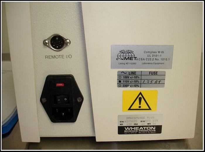 Used Wheaton Omnispense PLUS Dispensing Pump w Handset Wand WARRANTY