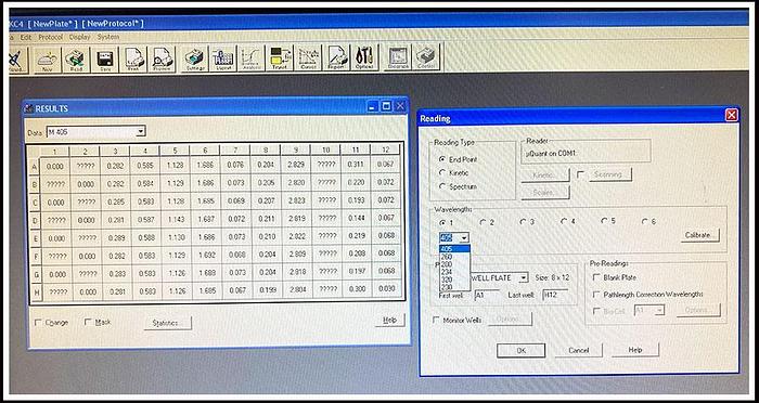Used Bio-Tek uQuant Microplate Reader Spectrophotometer 200-999nm Complete w WARRANTY