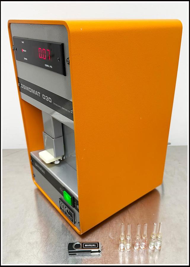 Used GONOTEC ELITECH Cryoscopic Osmometer OSMOMAT 030 w WARRANTY