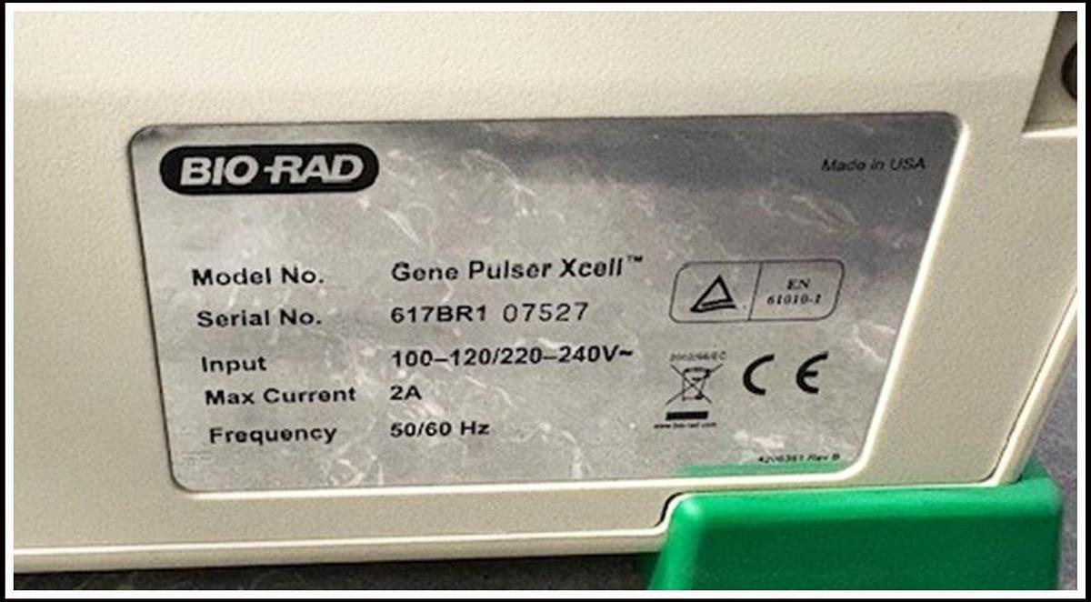 Used Bio-Rad XCell Gene Pulser Electroporation System w WARRANTY