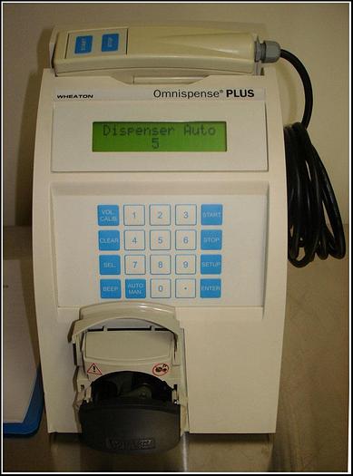 Used Wheaton Omnispense PLUS Dispensing Pump w Handset Wand WARRANTY