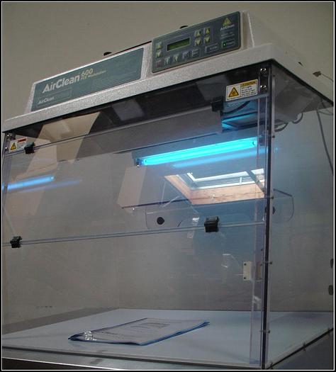 Used * AirClean 600 PCR Cabinet Hood Ductless AC600 GUARANTEED WORKING!