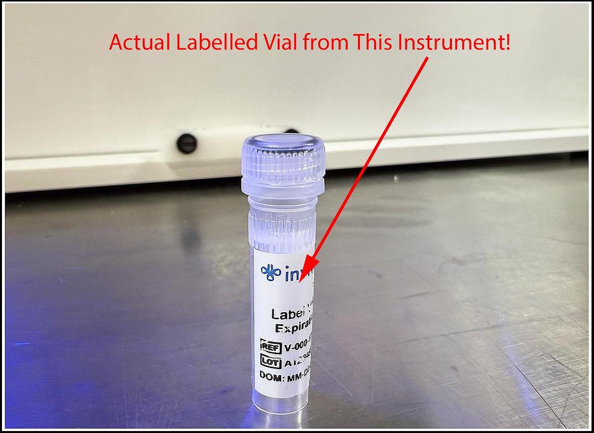 Used Scinomix Sci-Print VX2 Tube Labeling & Handling System w WARRANTY