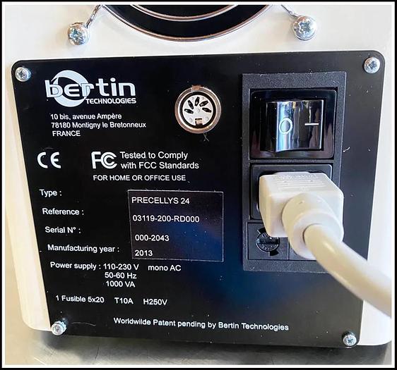 Used Bertin Precellys 24 Bead Tissue Homogenizer W WARRANTY