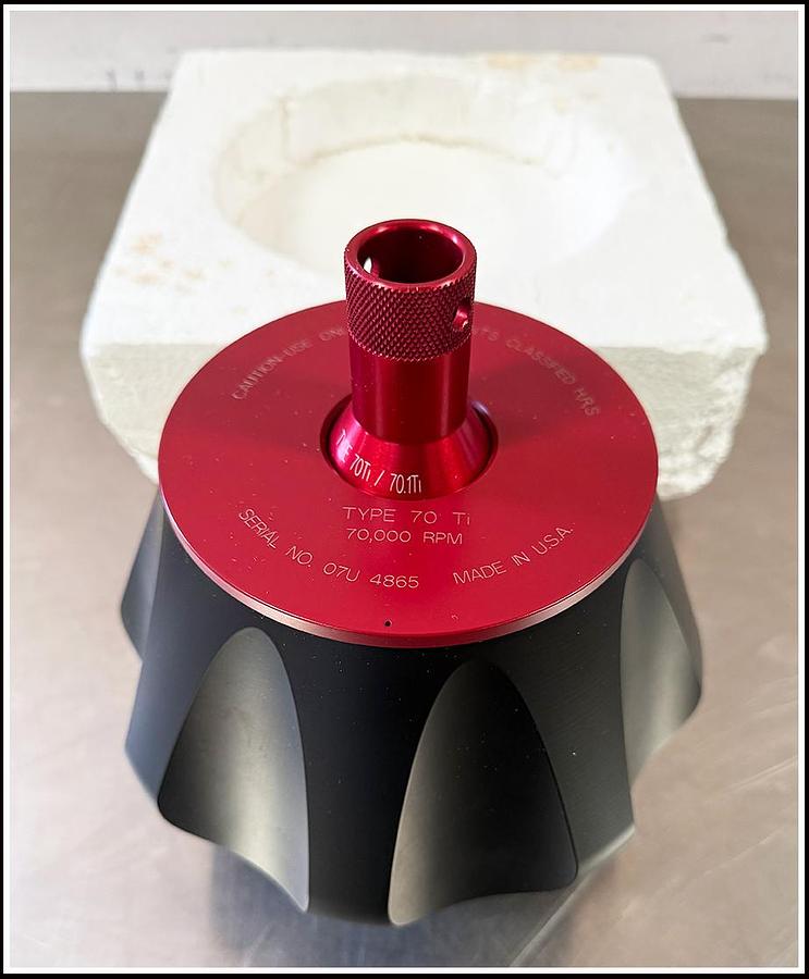 Used Beckman Ultracentrifuge Rotor 70 TI 70Ti w WARRANTY