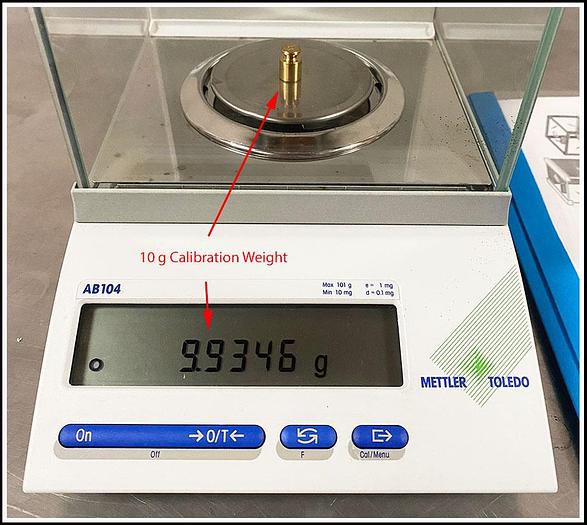 Used Mettler Toledo AB104 0.1mg Analytical Balance w WARRANTY