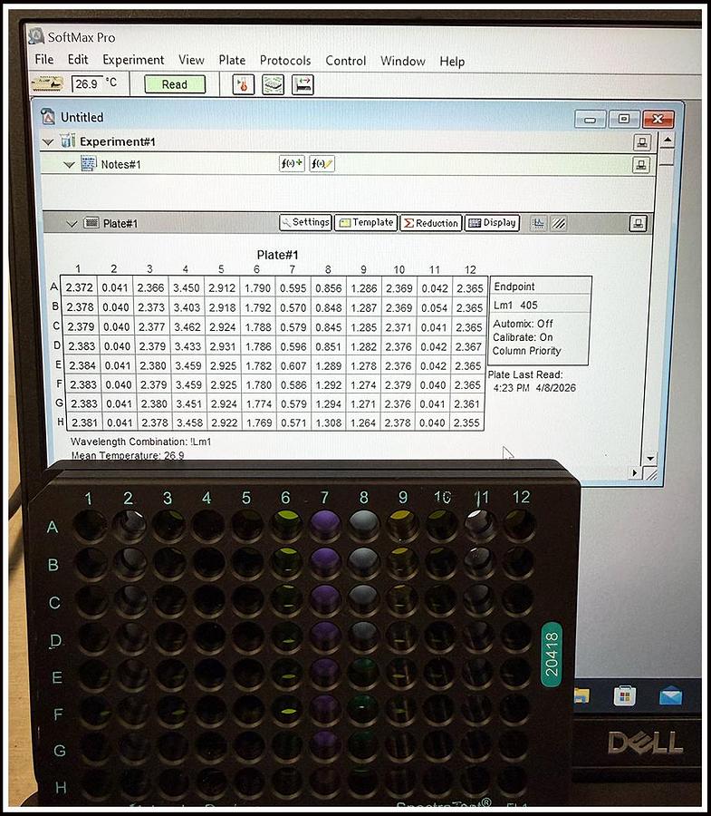 Used Molecular Devices Versamax Microplate Reader COMPLETE w WARRANTY