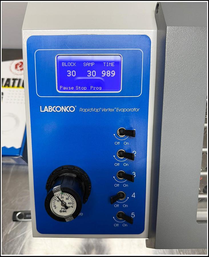 Used Labconco Vertex Rapidvap Dry Tube Evaporator w WARRANTY