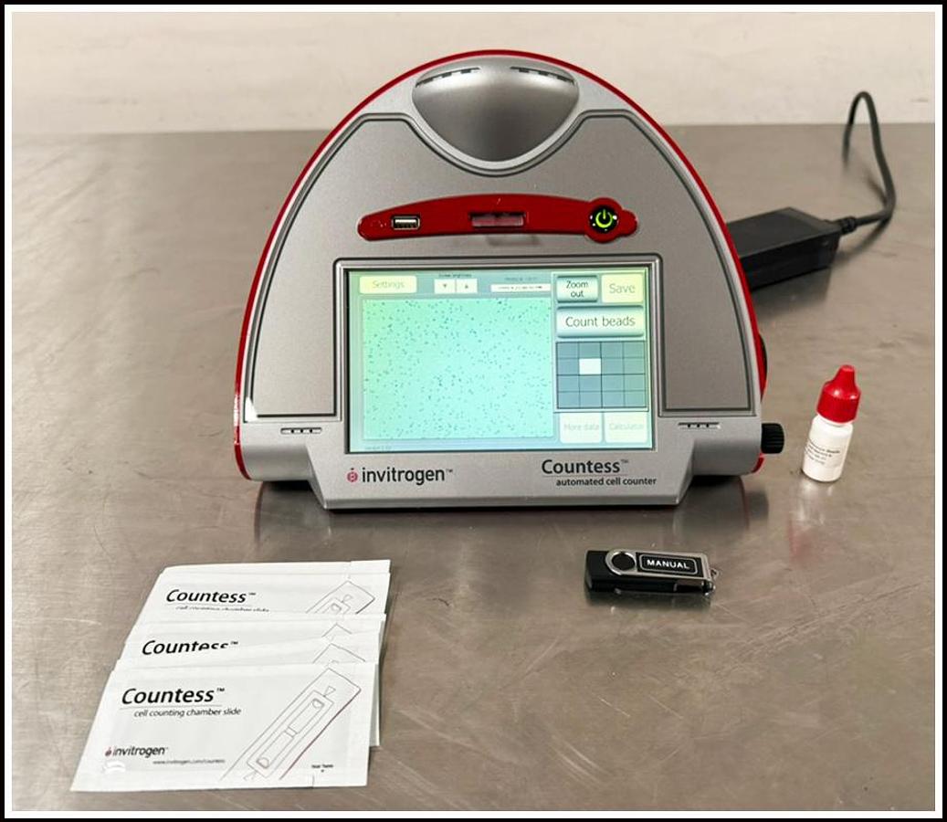Used Invitrogen Countess Automated Cell Counter w WARRANTY